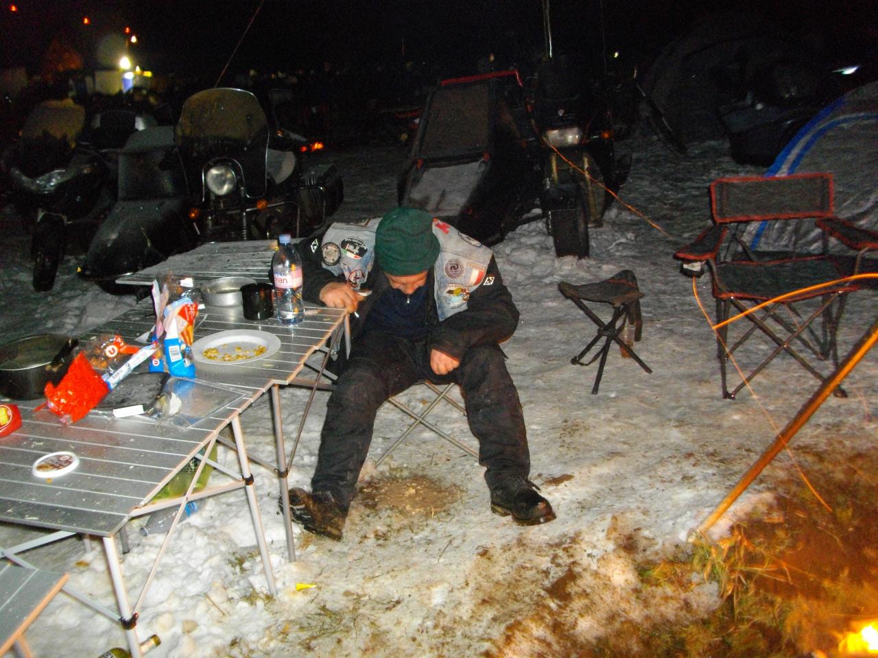 TONY séance oxigénation avec vidange avant la nuit.